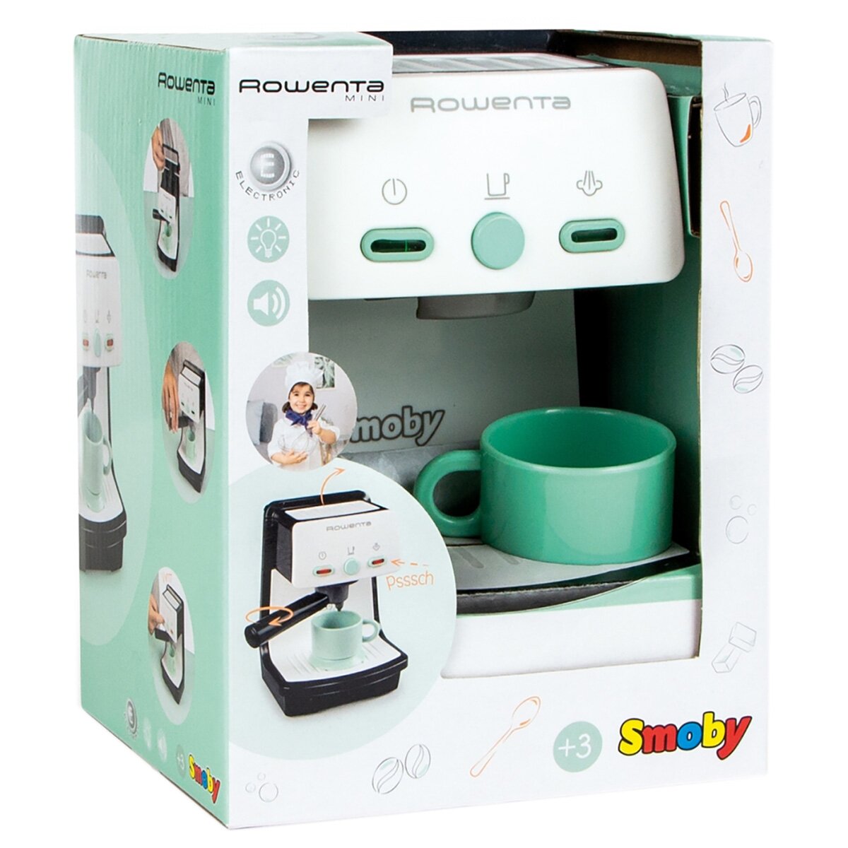 SMOBY Mini aparat de cafea electronic Mini Rowenta