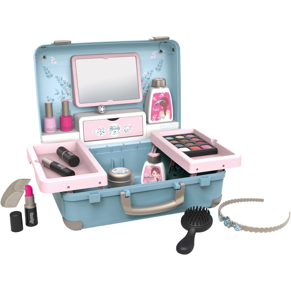 SMOBY Set geanta cu accesorii de infrumusetare My Beauty Vanity 13 accesorii