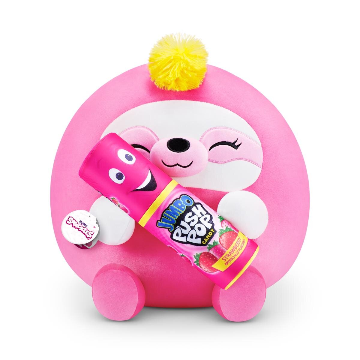 Snackles Jucarie de plus Jumbo Push Pop 35 cm
