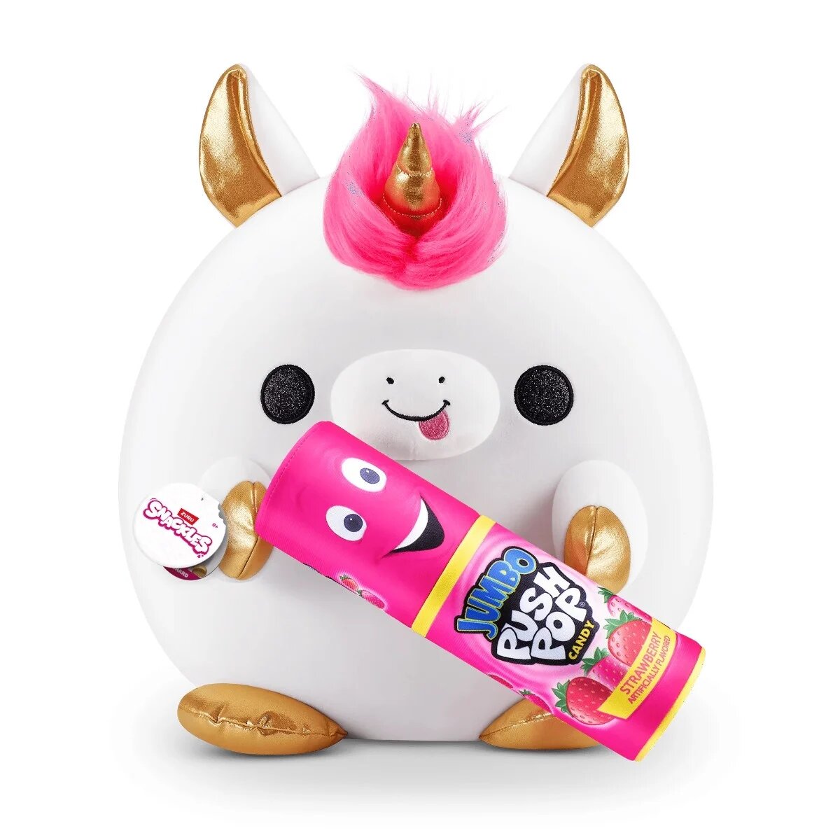 Snackles Jucarie de plus S1 W2 Jumbo Push Pop 35 cm