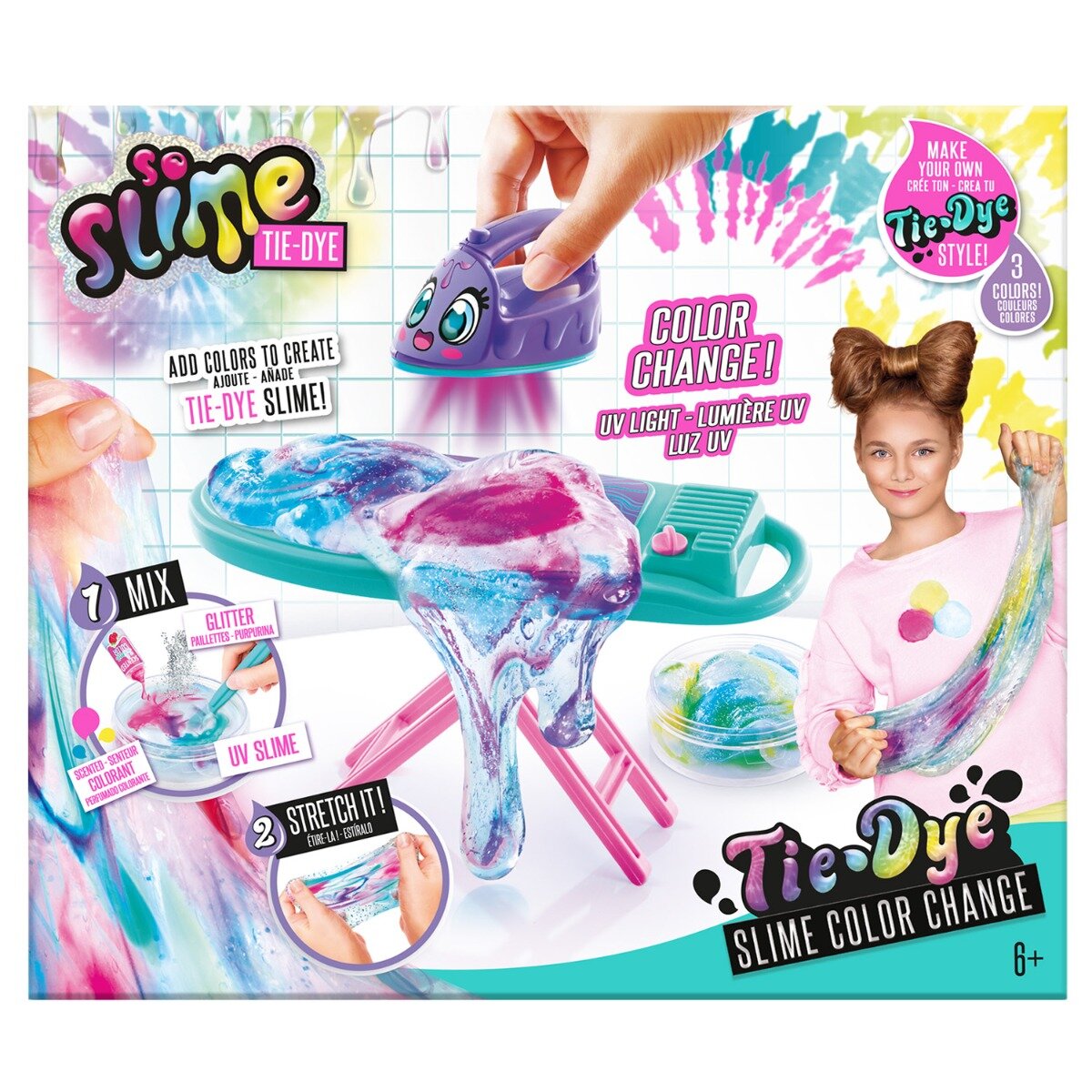 So Slime Tie Dye Set de joaca creativ Color Change