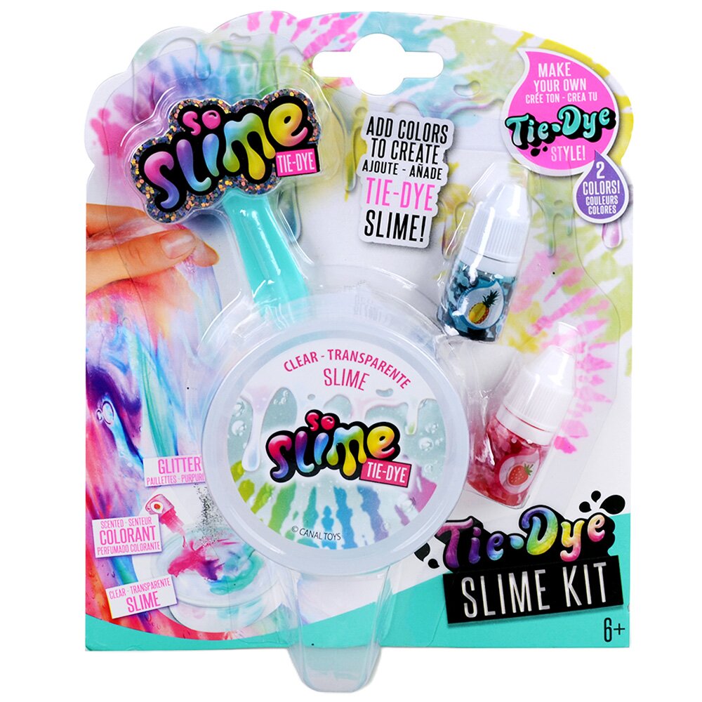 So Slime Tie Dye Set de joaca creativ Slime Tie Dye Creeaza-ti propriul slime