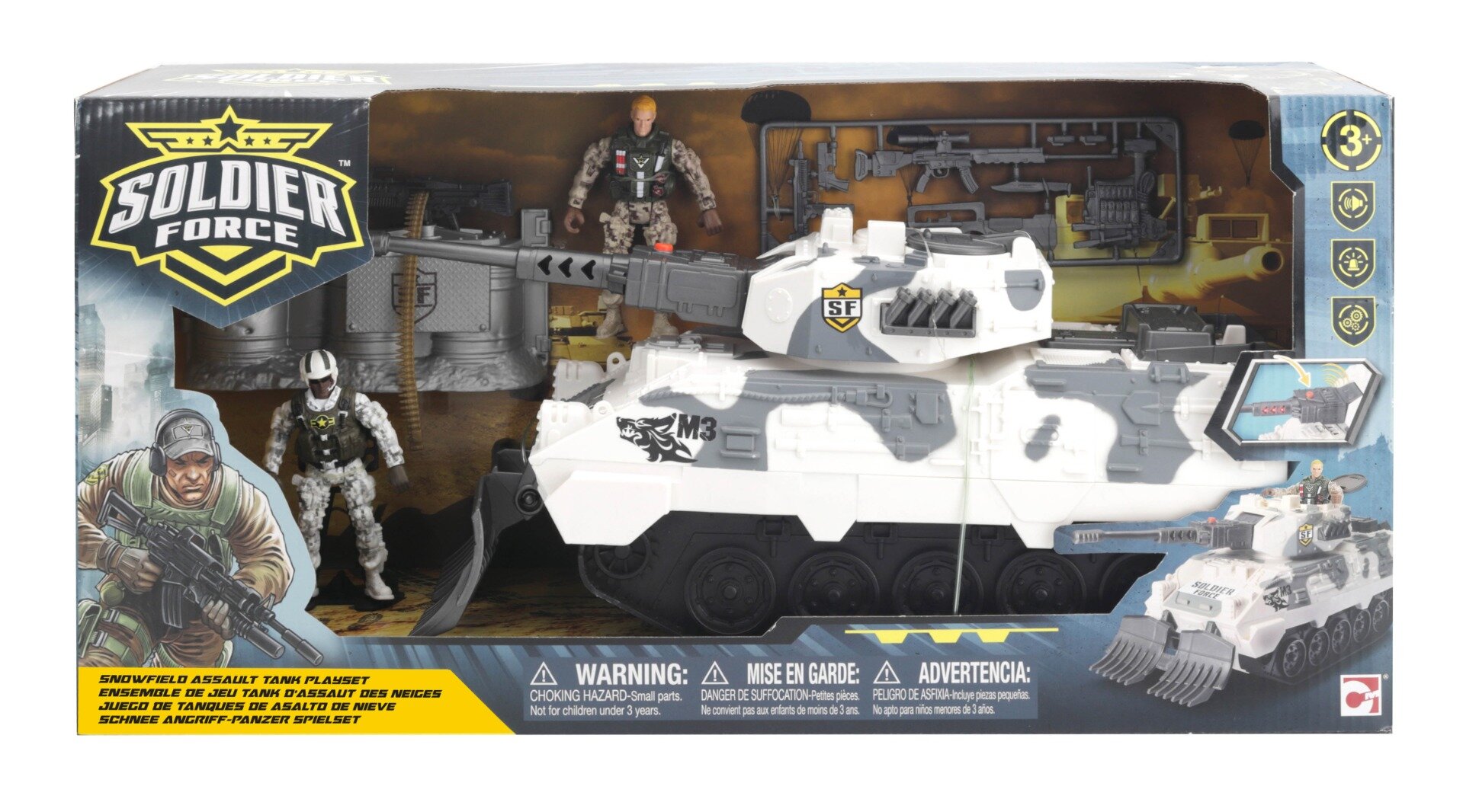 Soldier Force Set de joaca Tanc cu trupe de asalt