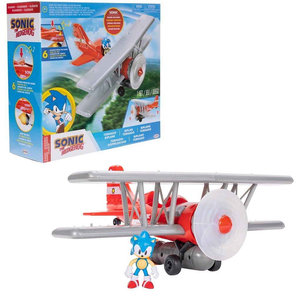 Sonic the Hedgehog Figurina cu avion Tornado Biplane