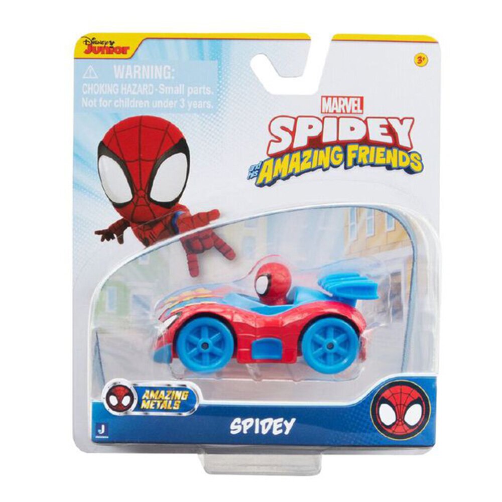 Sonic the Hedgehog Masinuta din metal si figurina Spidey and His Amazing Friends Spidey