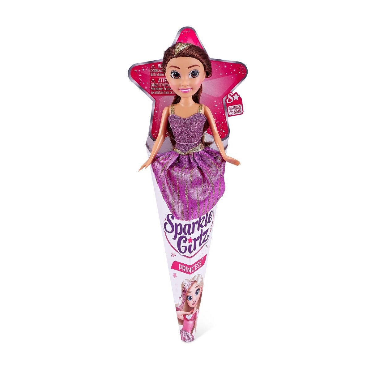 Sparkle Girlz Papusa printesa Mov 27 Cm