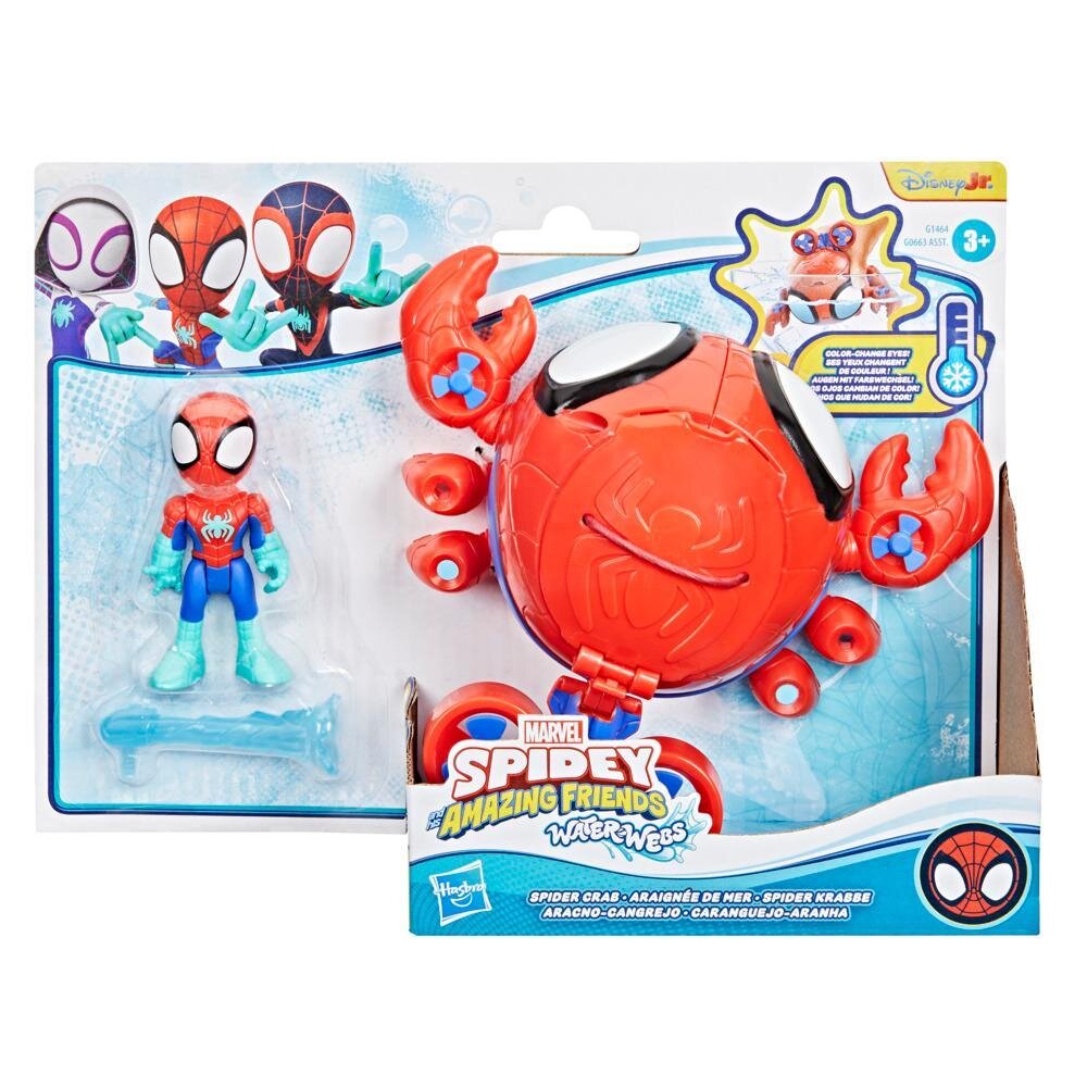 Spidey and His Amazing Friends Figurina cu vehicul Water-Webs Spider Crab G1464