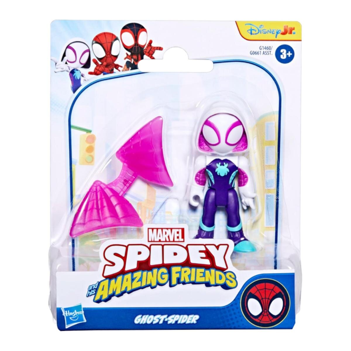 Spidey and His Amazing Friends Figurina si accesoriu Ghost Spider 8 cm G1460