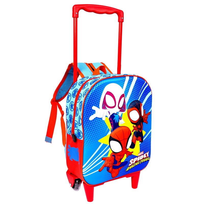 Spidey and His Amazing Friends Ghiozdan tip troller cu un compartiment 3D