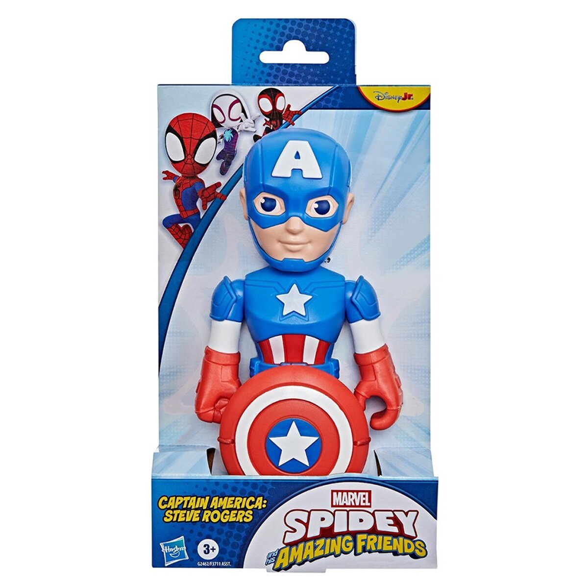 Spidey and His Amazing Friends Mega figurina Capitan America Steve Rogers G2462