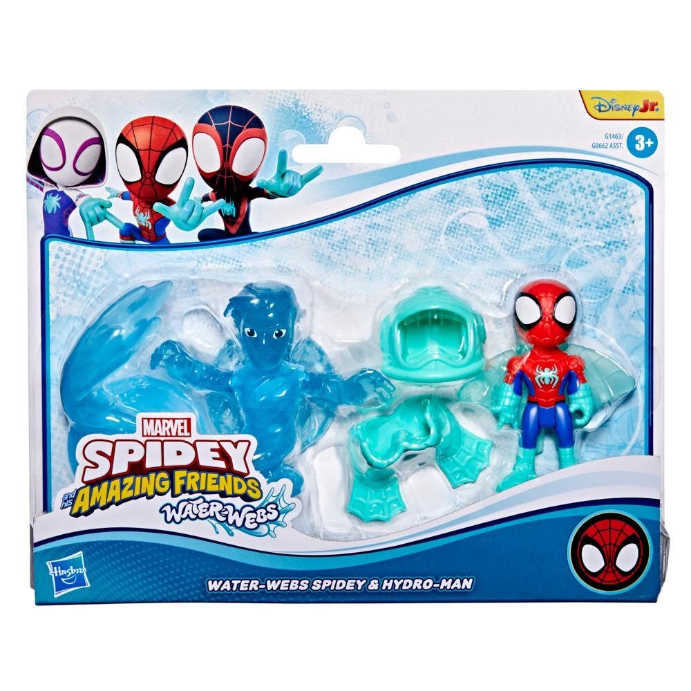 Spidey and His Amazing Friends Set 2 vehicule Waterwebs Spidey si Hydro-Man G1463