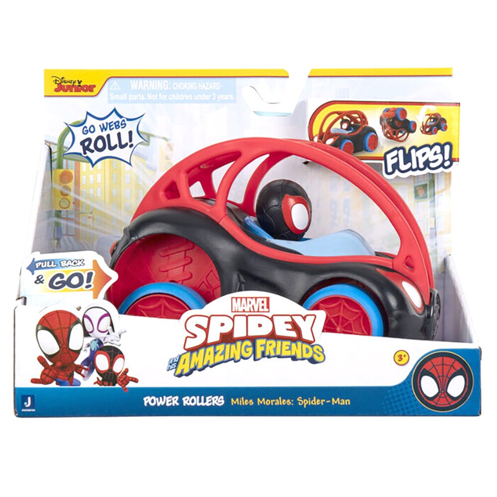 Spidey and His Amazing Friends Vechiul de acrobatii cu figurina Miles Morales