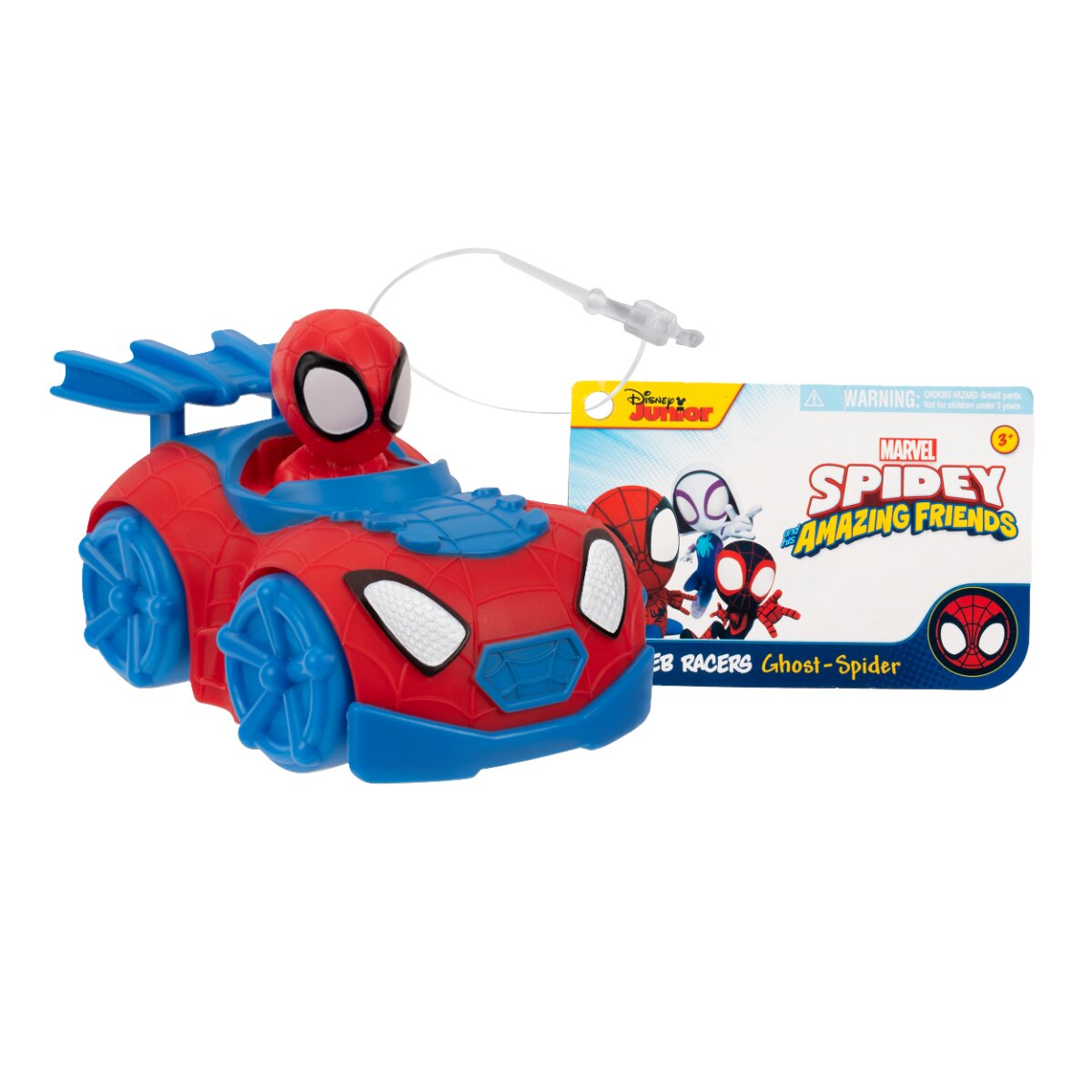 Spidey and His Amazing Friends Vehicul cu figurina Spidey Amazing Friends Web Racers