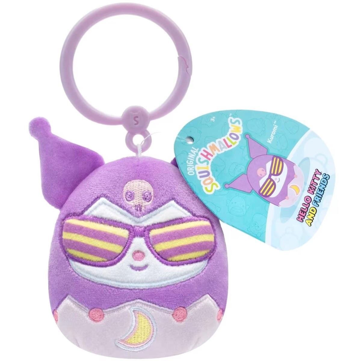 SquishMallows Jucarie de plus breloc Kuromi 9 cm