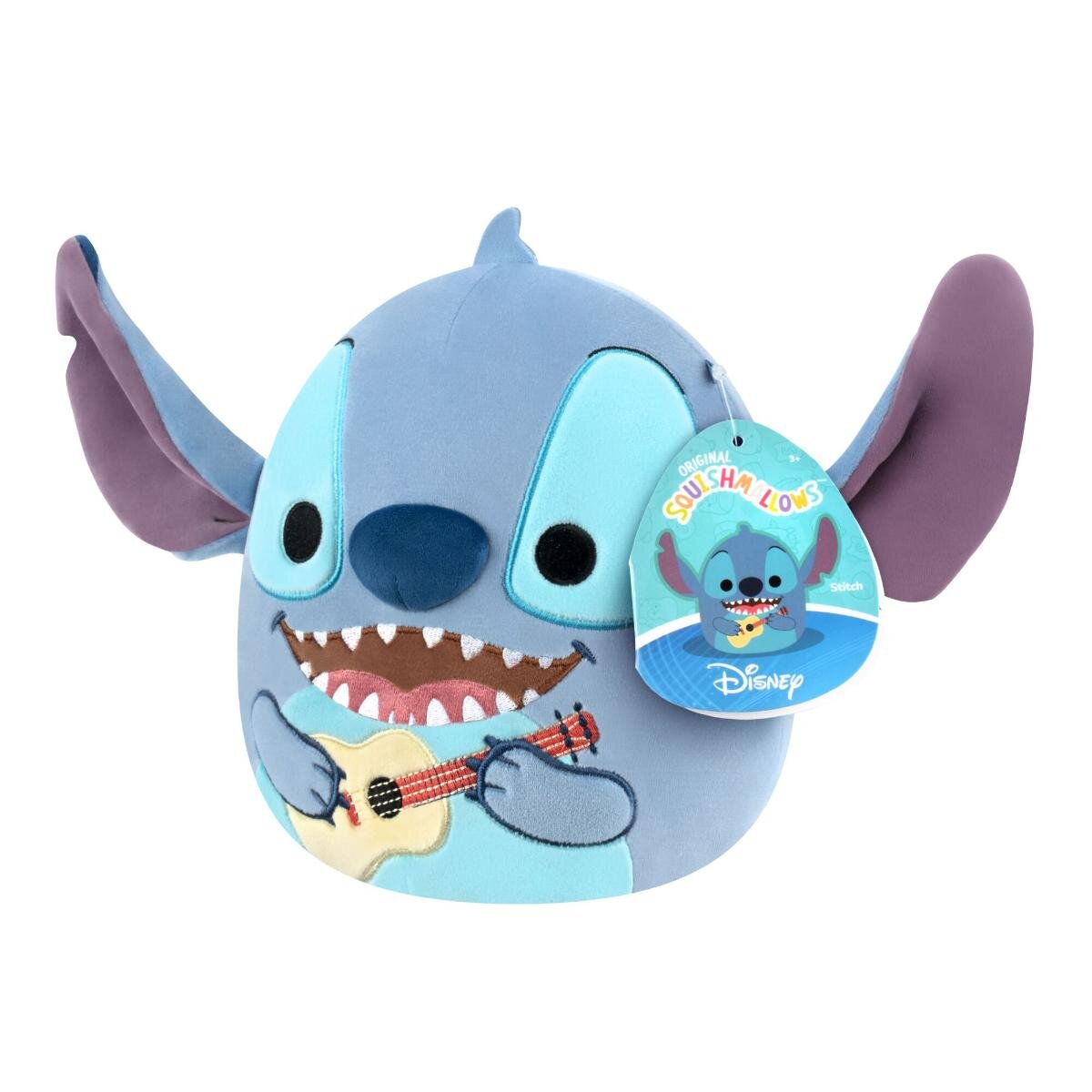 SquishMallows Jucarie de plus Disney Stitch cu chitara 20 cm