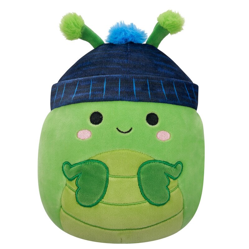 SquishMallows Jucarie de plus Greierele Trenton cu caciula albastra 19 cm