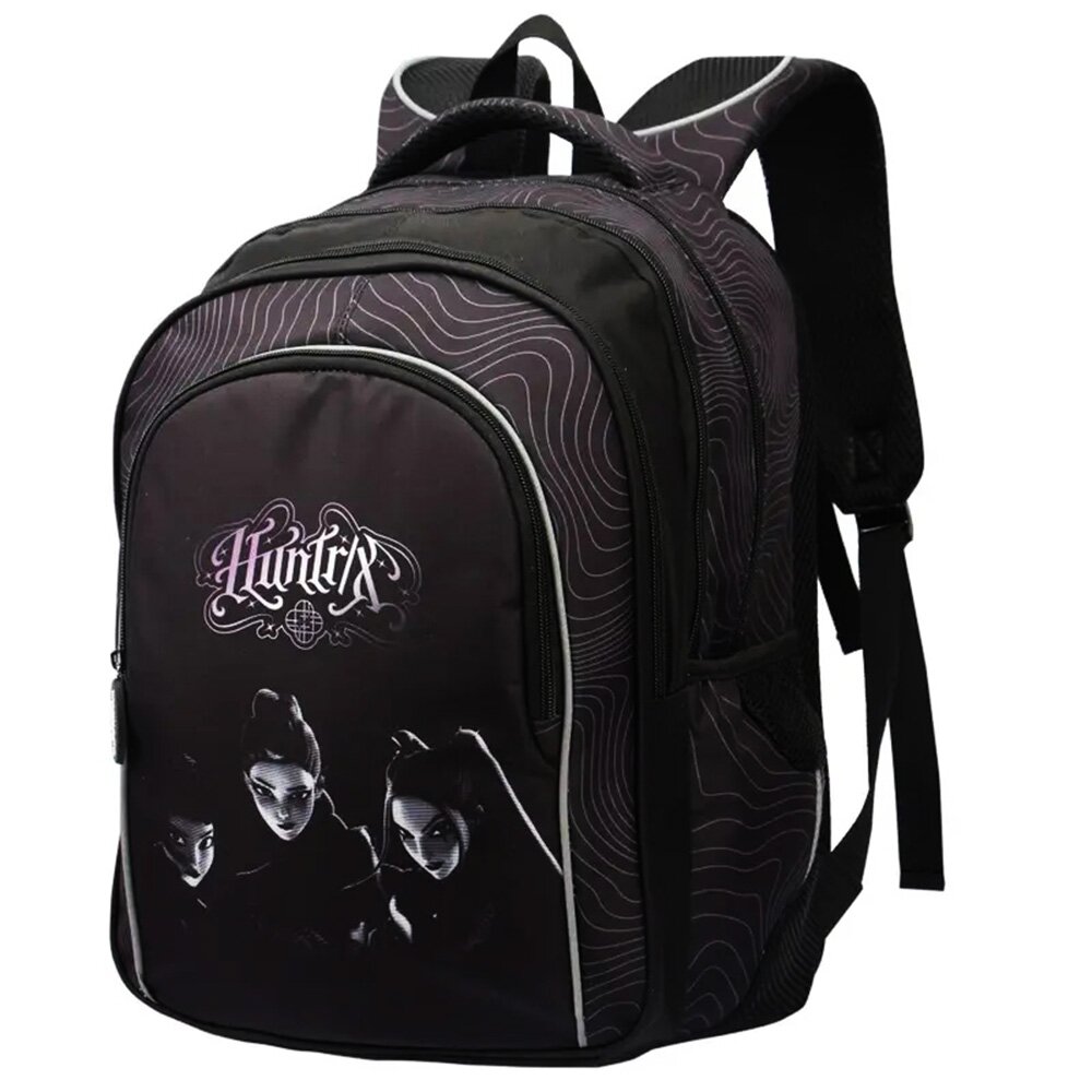 St Majewski Ghiozdan cu 4 compartimente K-Pop Demon Hunters 43 cm Negru