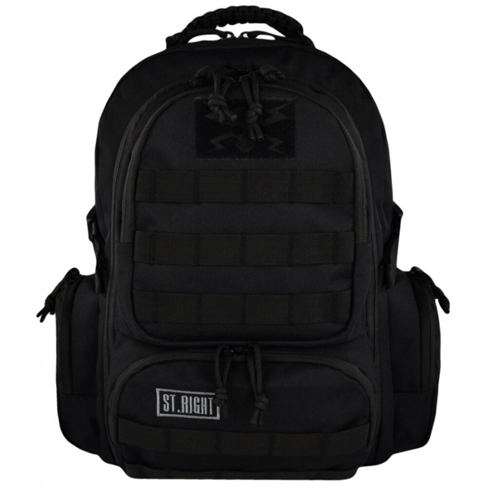 St Majewski Ghiozdan St Right Military Negru 46 cm