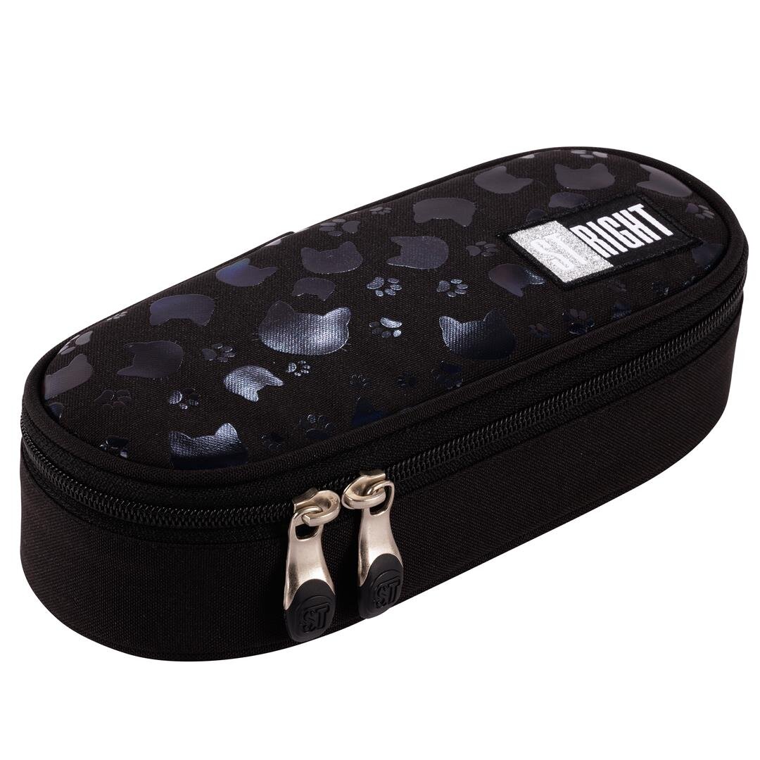 St Majewski Penar neechipat cu 1 fermoar 1 extensie St.Right Black Cats Negru
