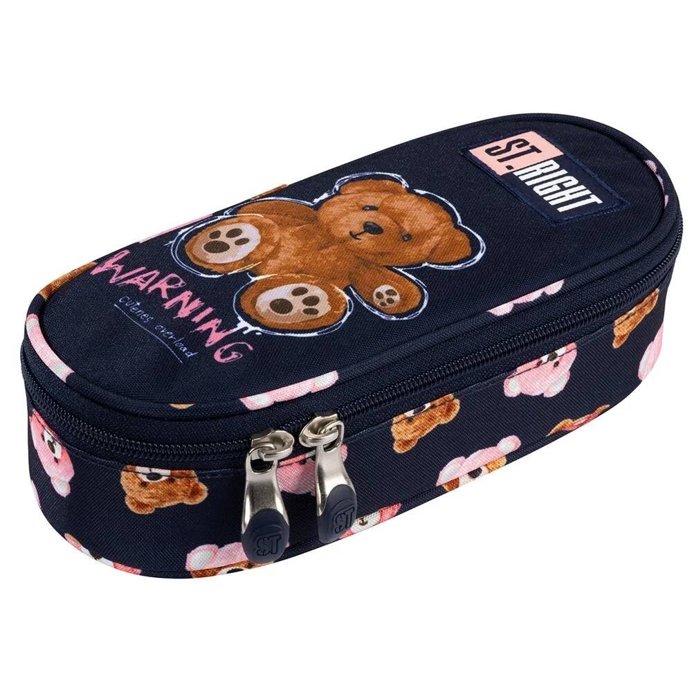 St Majewski Penar neechipat cu 1 fermoar 1 extensie St.Right Teddy Bear Bleumarin