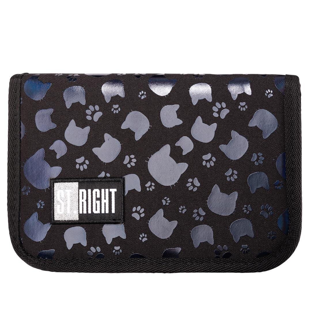 St Majewski Penar neechipat cu 1 fermoar 2 extensii St.Right Black Cats Negru