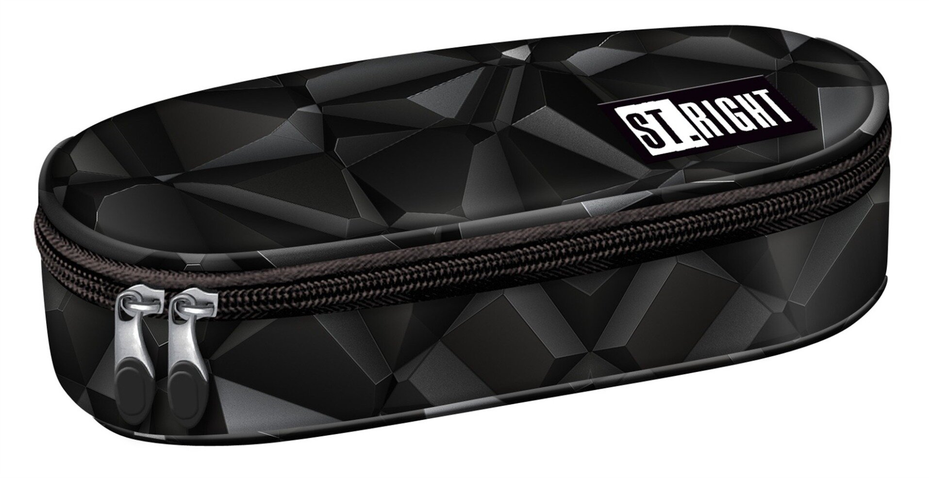 St Majewski Penar neechipat cu 1 fermoar St.Right Dark Abstract oval