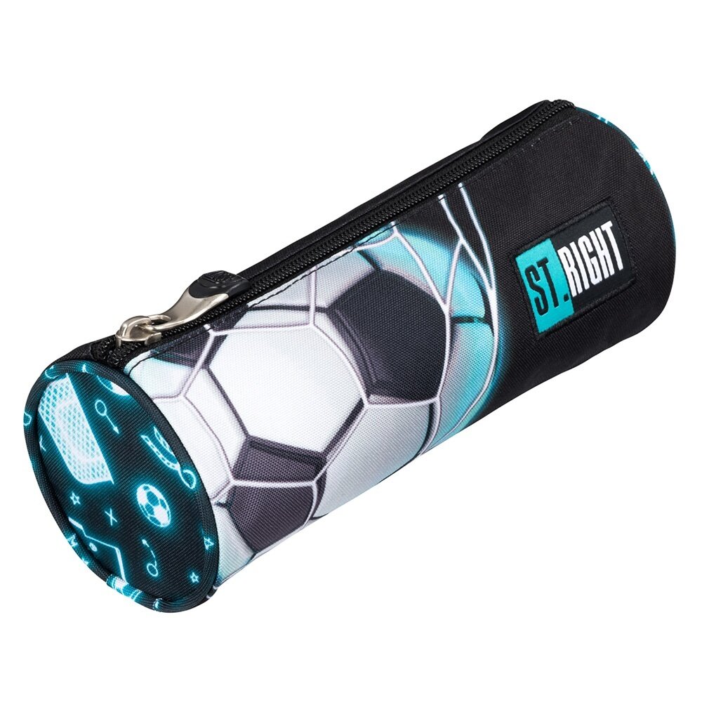 St Majewski Penar neechipat cu 1 fermoar St.Right Neon Football cilindric Negru