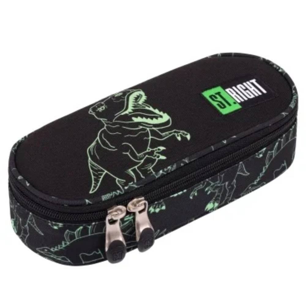 St Majewski Penar neechipat cu 1 fermoar St. Right Reflective T-Rex oval