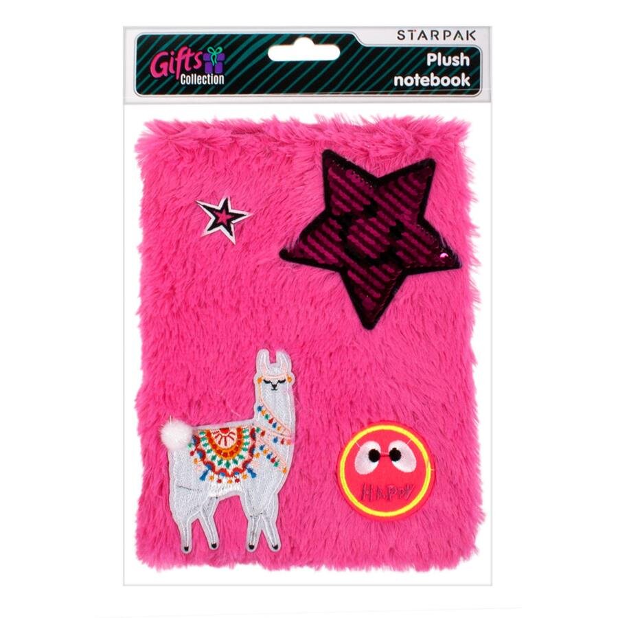 Starpak Caiet A5 de plus Llama Roz