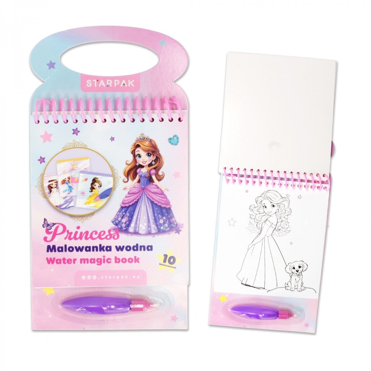 Starpak Carte de colorat cu apa Princess