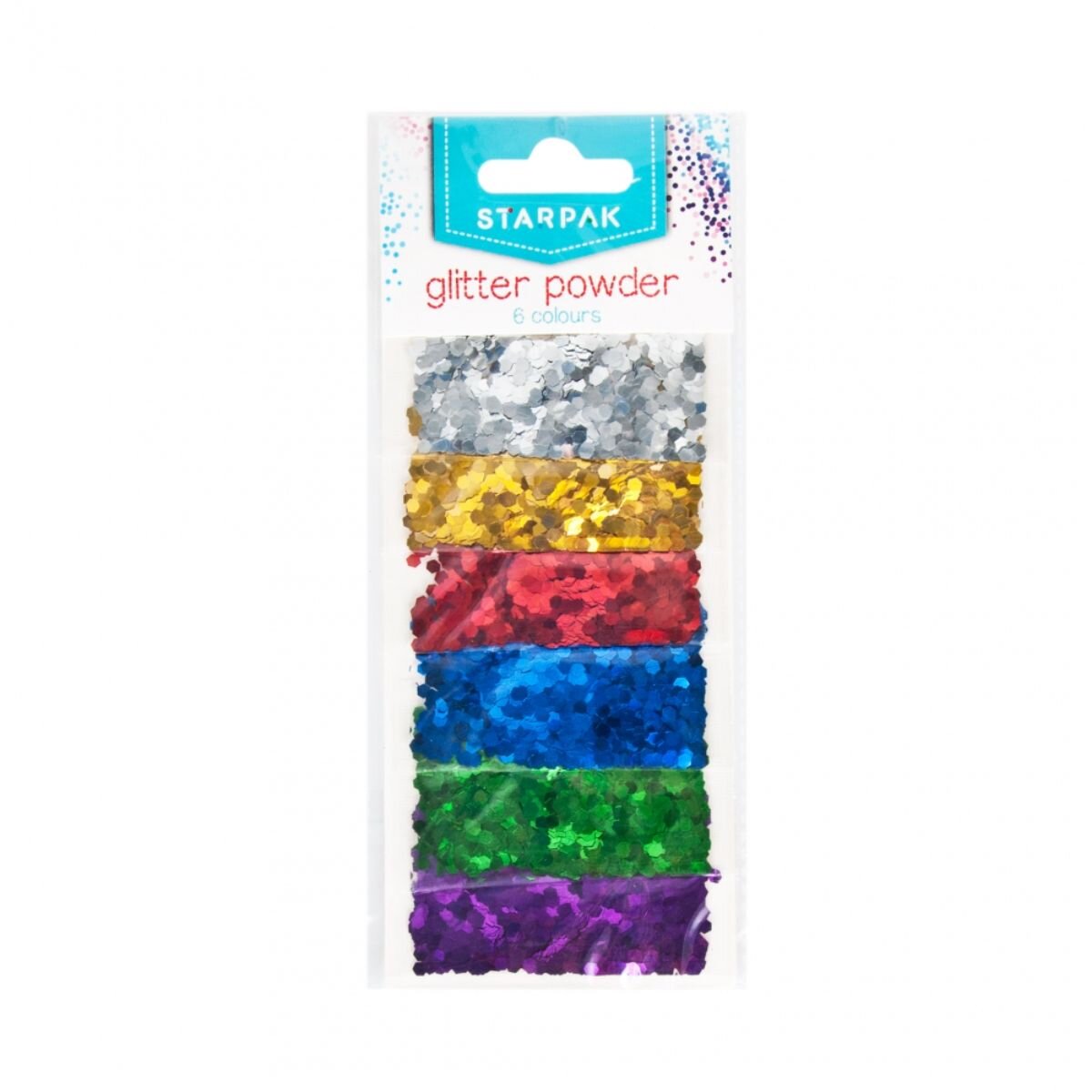 Starpak Confetti 6 culori metalice