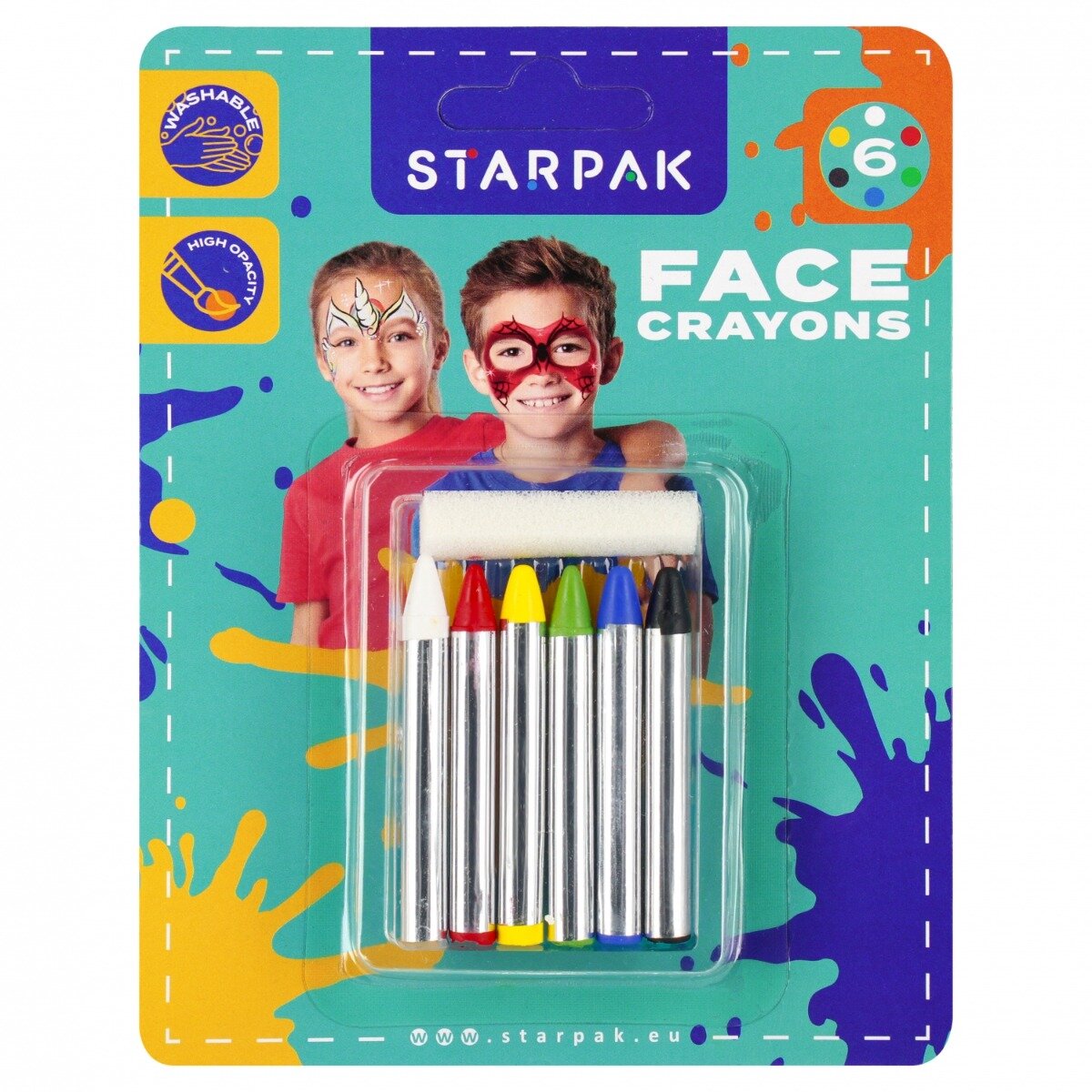 Starpak Creioane pentru pictura fetei 6 culori