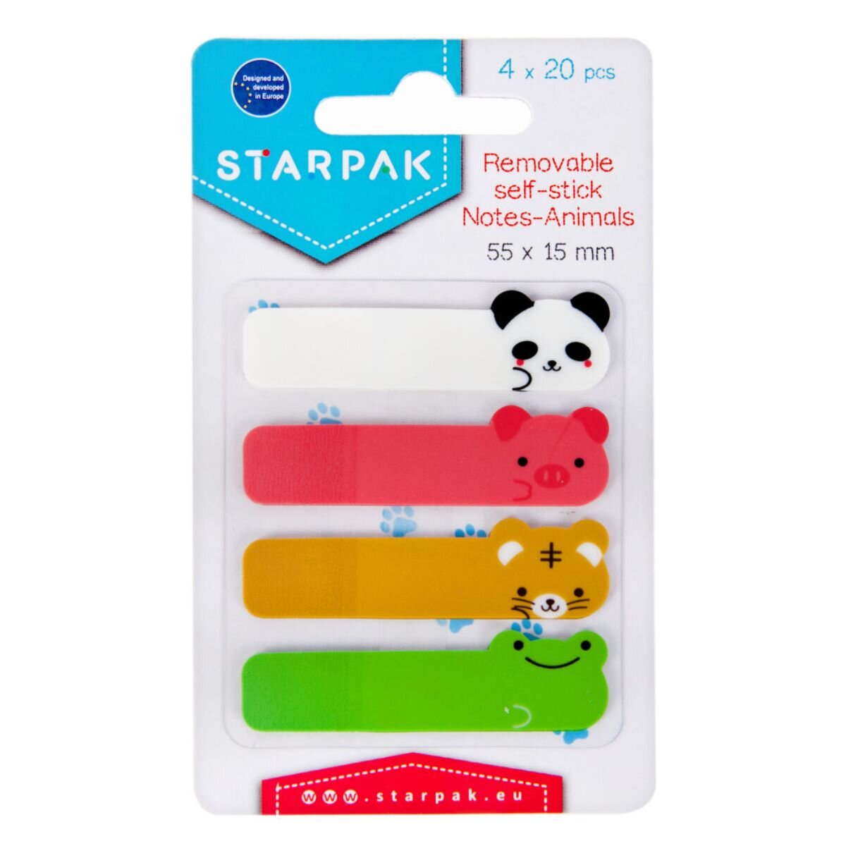 Starpak Notite adezive forma animale
