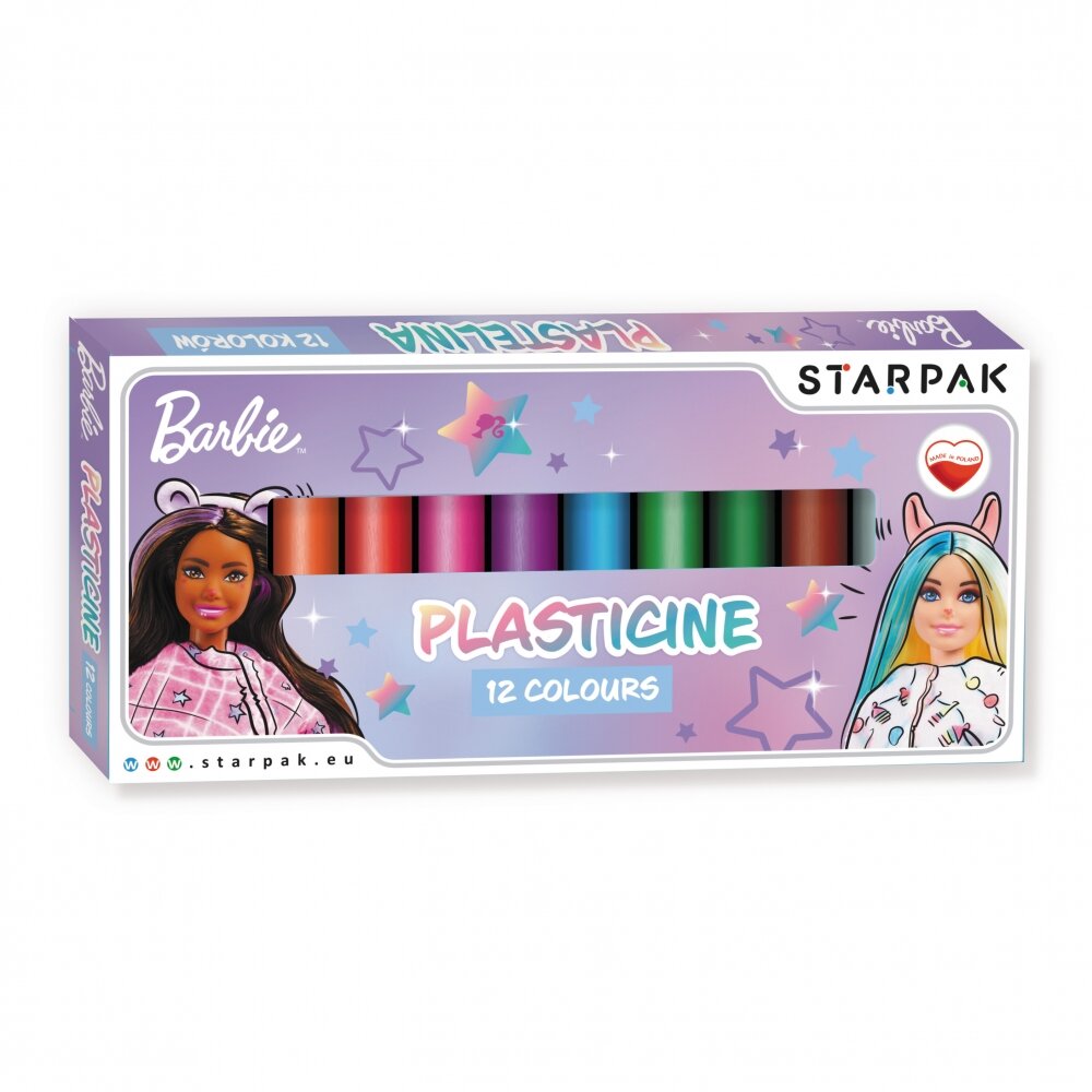 Starpak Plastilina Barbie 12 culori