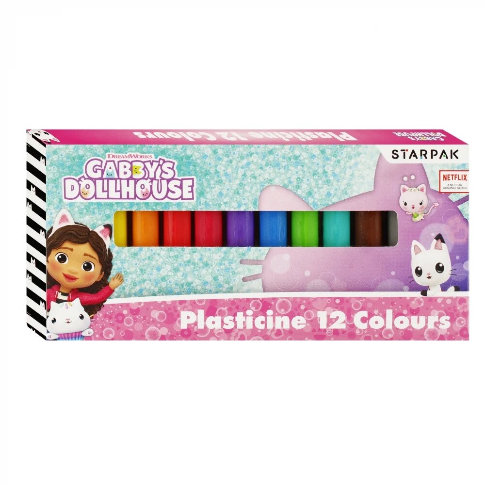 Starpak Plastilina Gabbys Dollhouse 12 culori