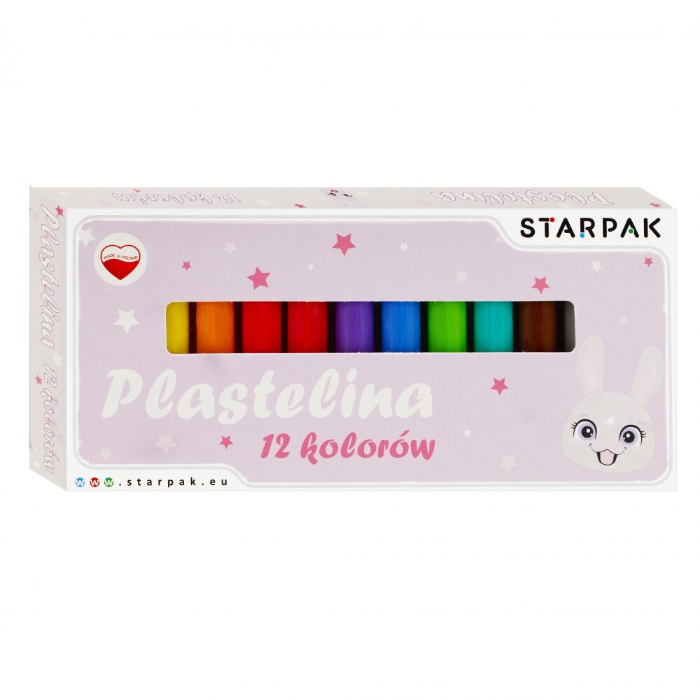 Starpak Plastilina Rabbit 12 culori