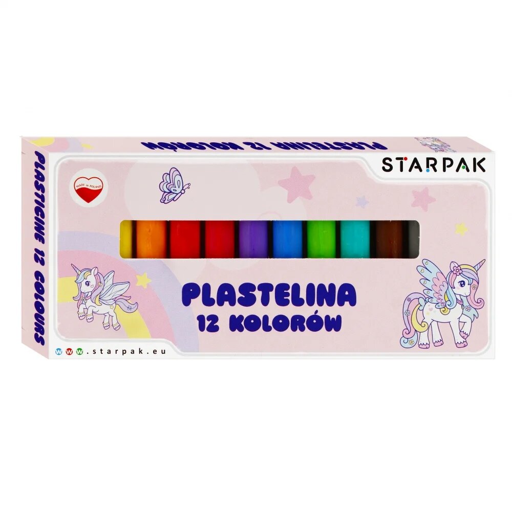 Starpak Plastilina Unicorn 12 culori