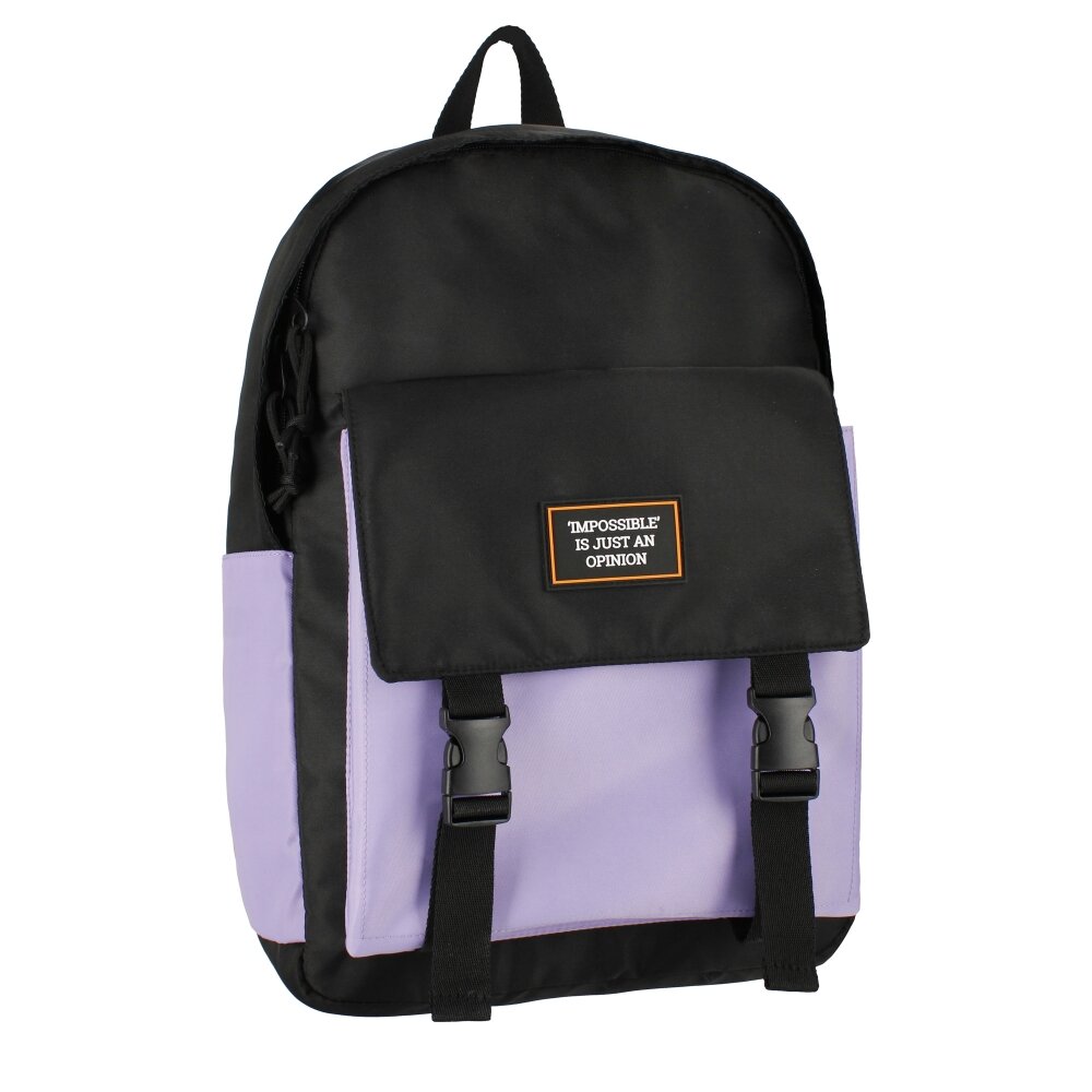 Starpak Rucsac cu un compartiment si buzunar frontal Mov