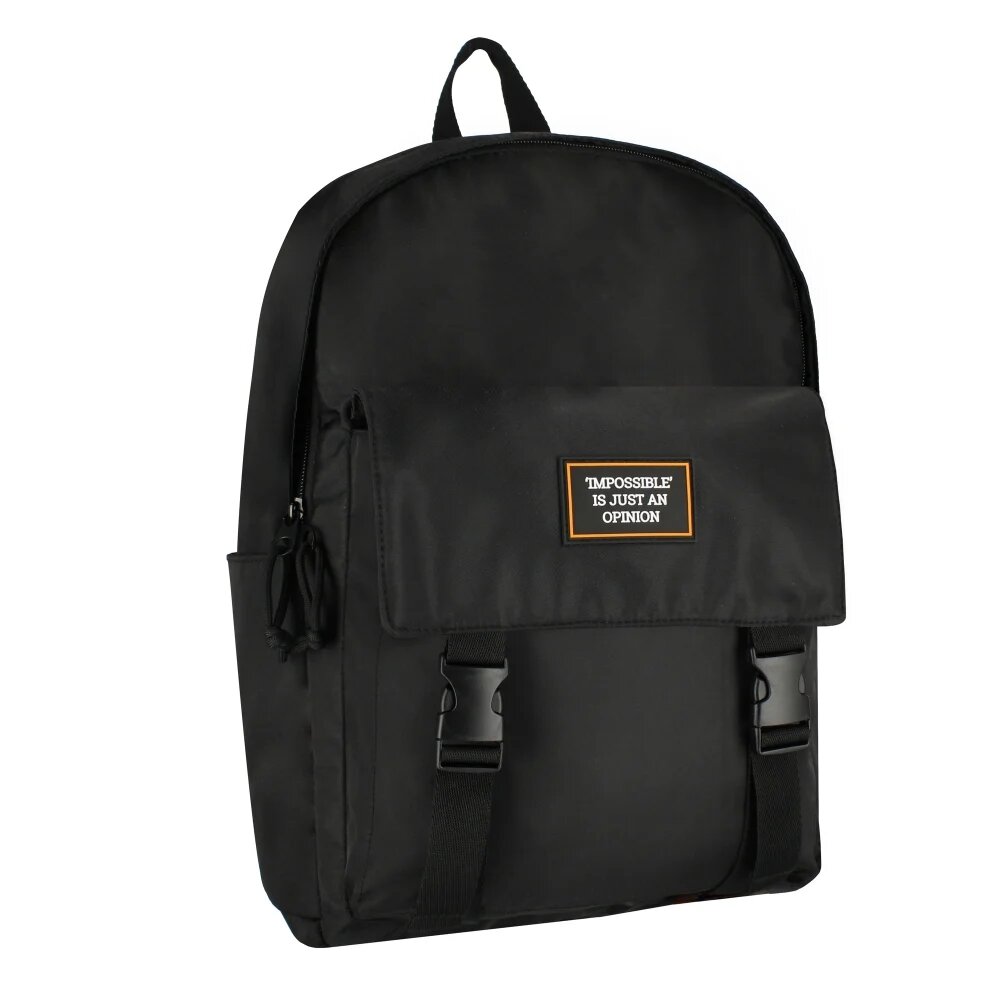Starpak Rucsac cu un compartiment si buzunar frontal Negru