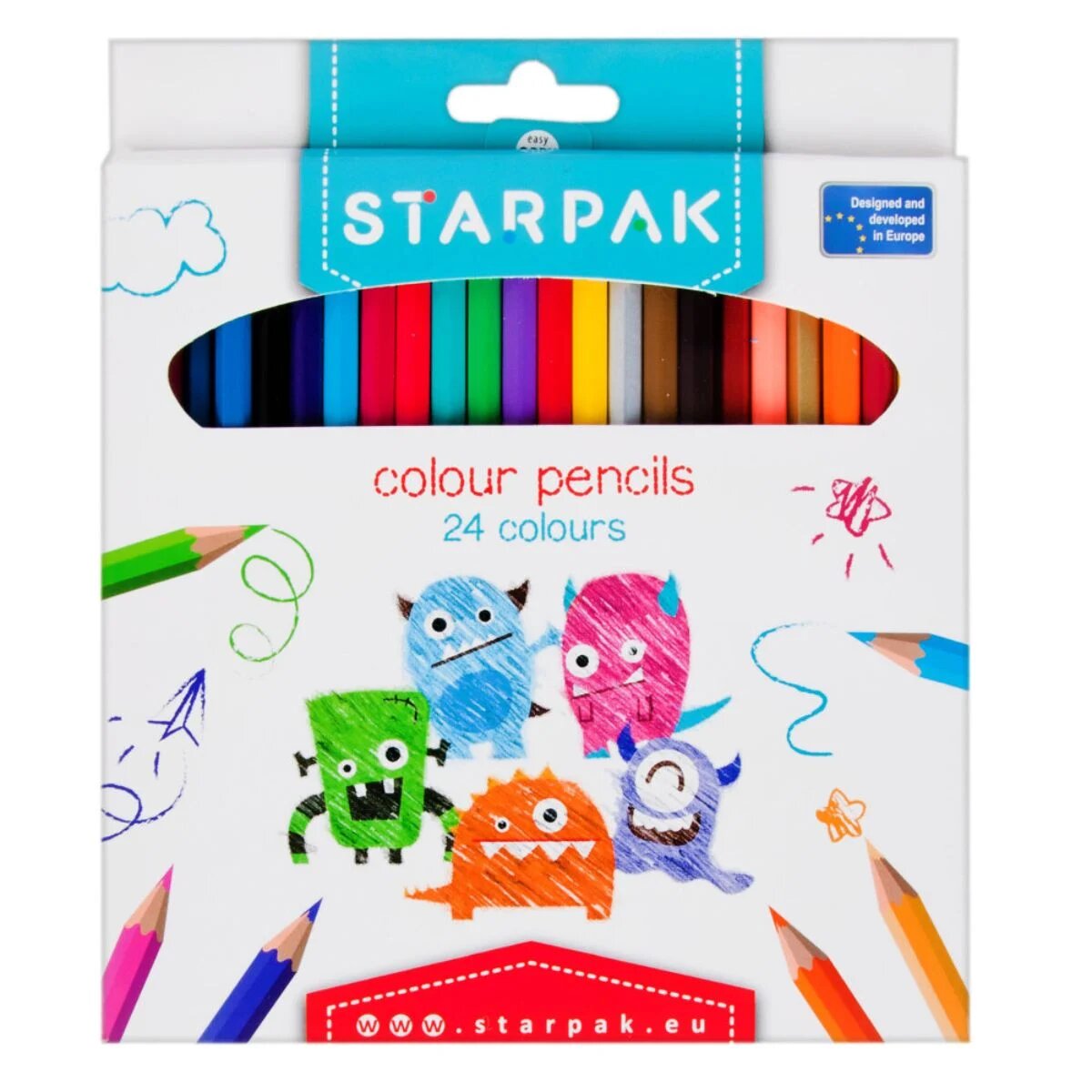 Starpak Set 24 creioane colorate