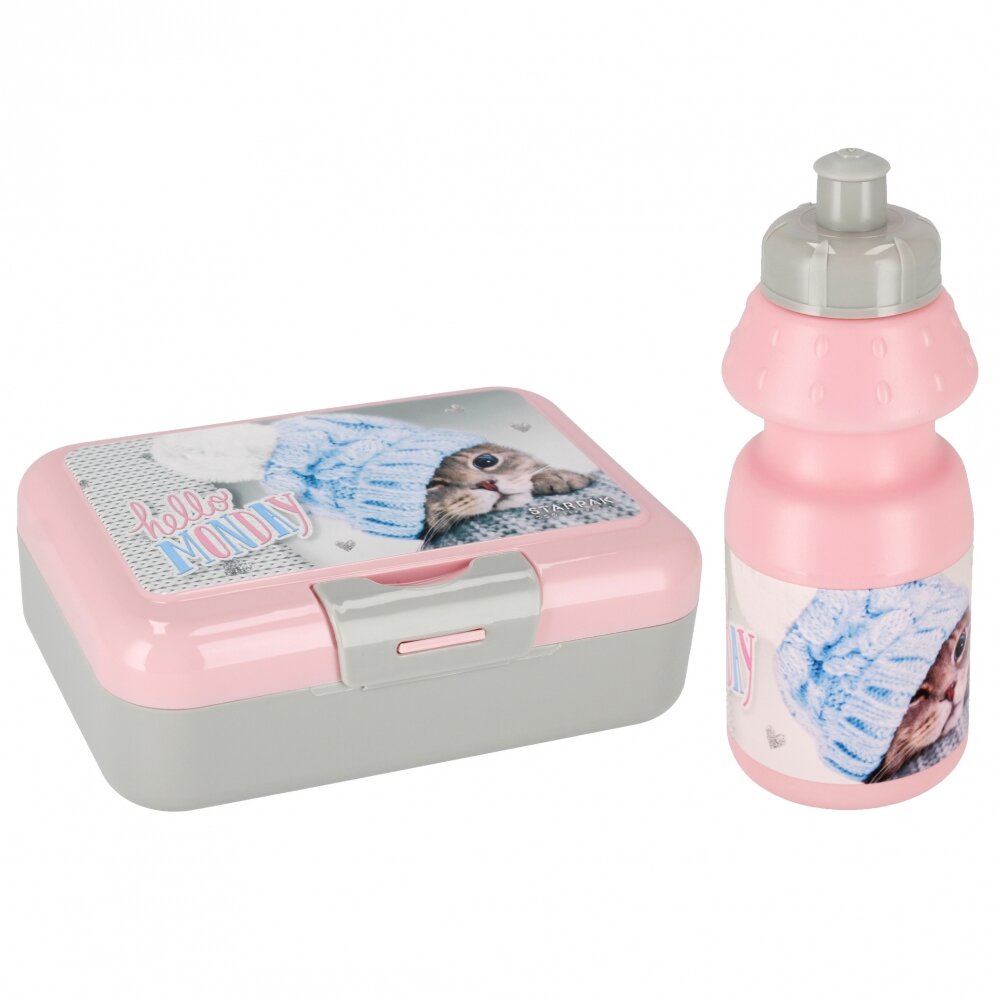 Starpak Set bidon de apa 350 ml si caserola de pranz 16 x 12.5 cm Cuties