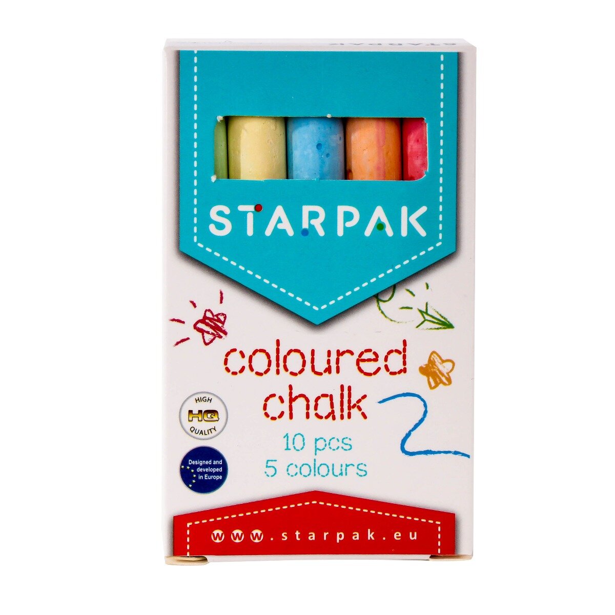 Starpak Set creta colorata 5 culori 10 bucati