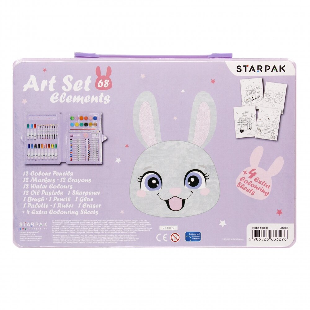 Starpak Set de pictura Rabbit 68 buc