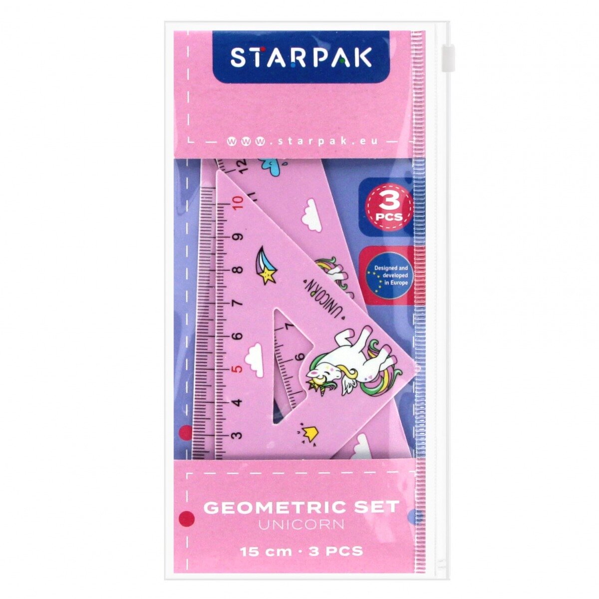 Starpak Set geometric Unicorn 15 cm 5 buc