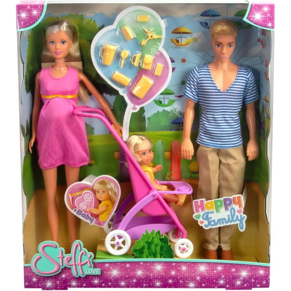 Steffi Love Set de joaca cu papusa Happy Family