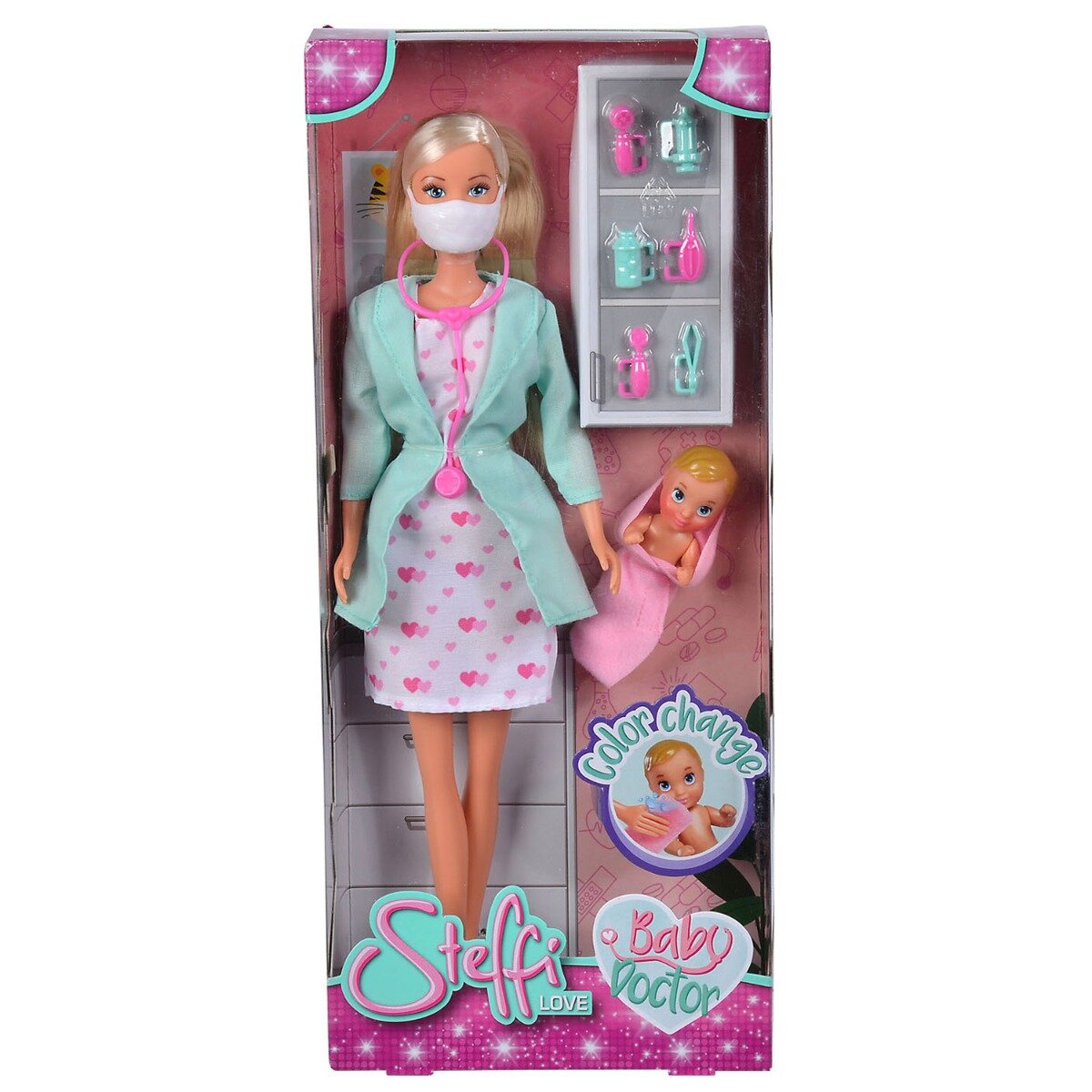 Steffi Love Set Papusa si accesorii Baby Doctor