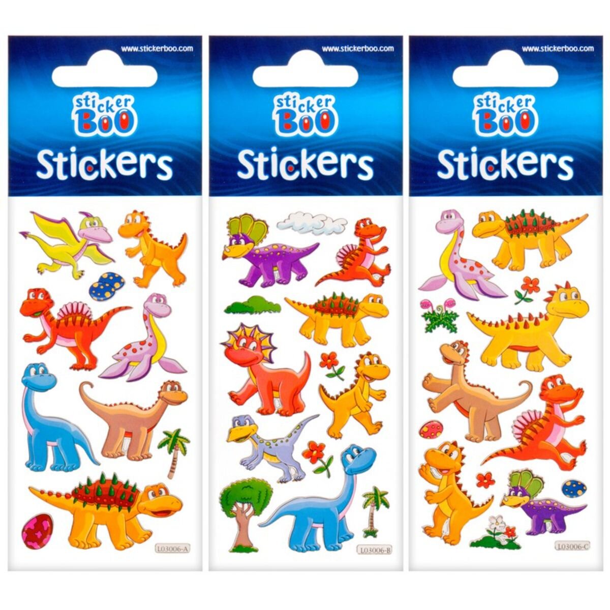 Stickerboo Abtibilduri forma dinozauri 2