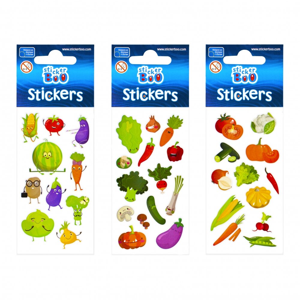 Stickerboo Abtibilduri forma legume