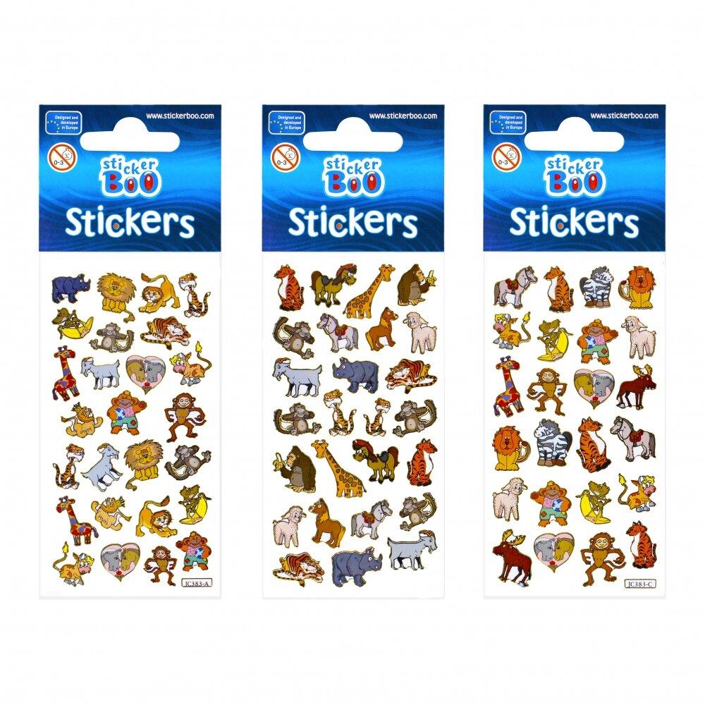 Stickerboo Abtibilduri forma mini animale