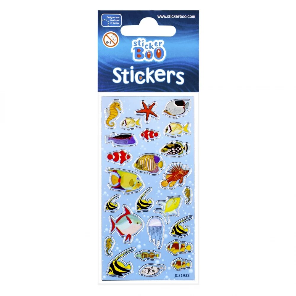 Stickerboo Abtibilduri forma pesti